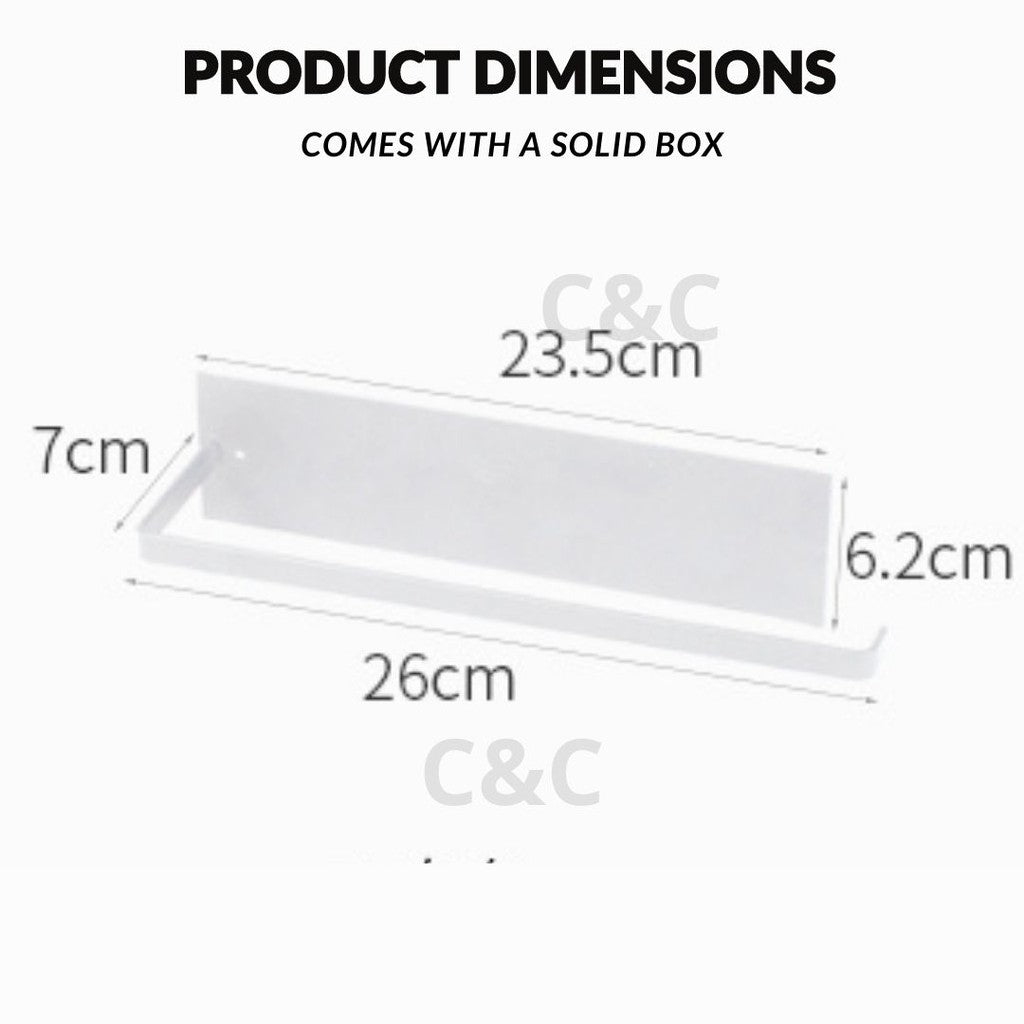 C&C UPGRADED Kitchen Tissue Paper Hanger Rack Toilet Paper Roll Holder Cabinet Rag Hanging Holder Bathroom Organizer