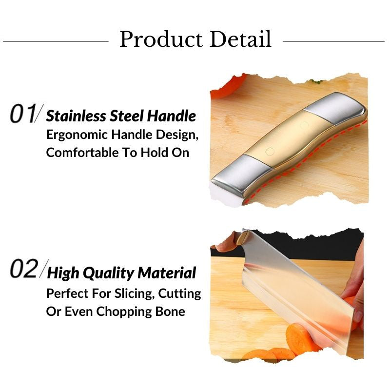 C&C SK5 Heavy Duty Cleaver Knife Butcher Knife Boning Knife Bone Chopper Choper knife Pisau Tulang Daging