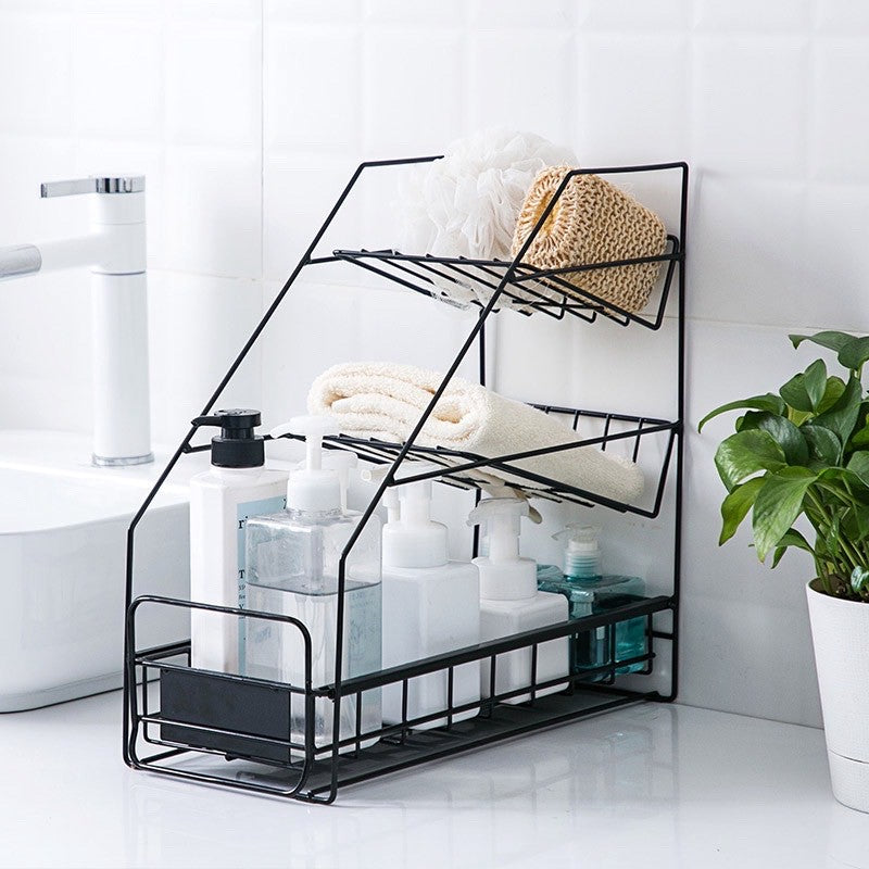 3 Tiers Under Sink Pull-out Storage Rack Dapur Sinki Rak Cabinet Storage Rack Cabinet Under Sink Storage