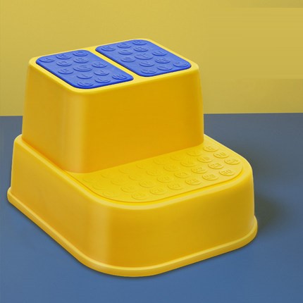 Dual Height Two Step Stool For Kids Toddler's Stool For Potty Training Baby Exercise Step Stools Kid Toilet Trainer