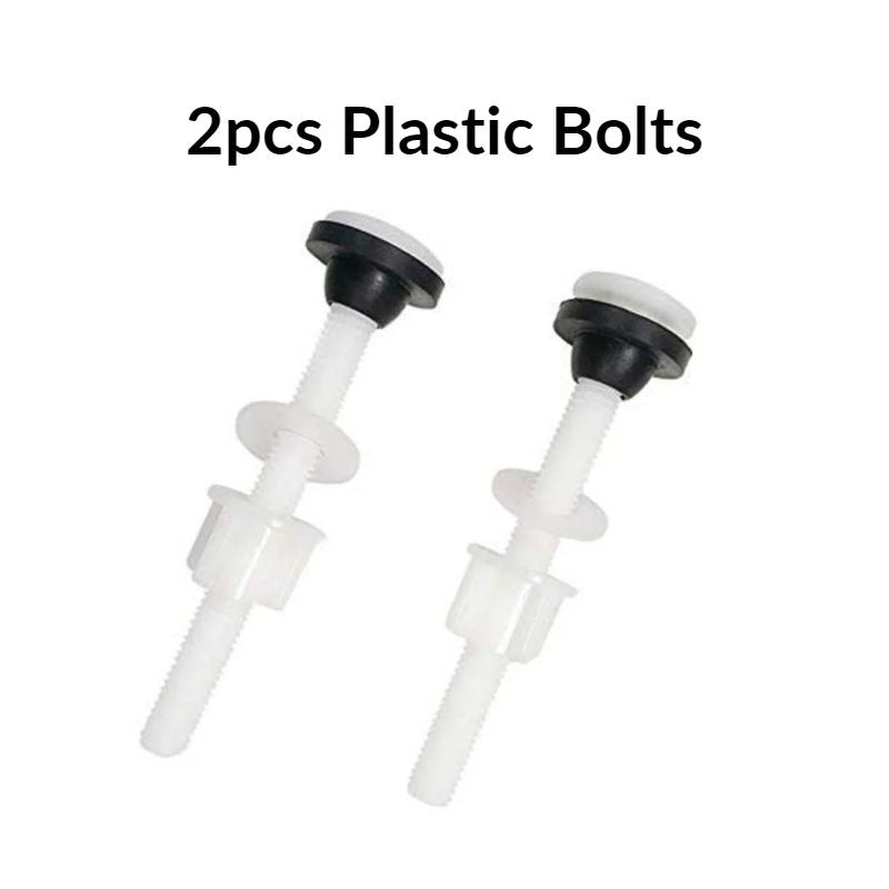 C&C Stainless Steel Toilet Tank Screw Fixings Close Coupled Screw Plastic Bolts Top Fix Universal Nut WC Blind Hole Tank