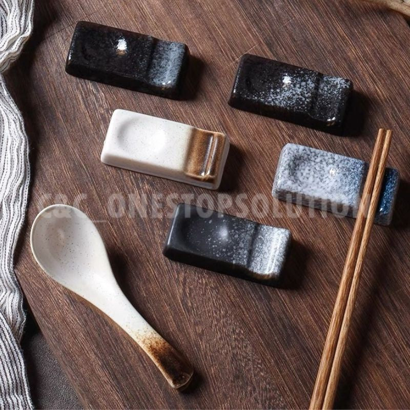 C&C Ceramic Chopstick Rest Holder Chopstick Holder Japanese Chopsticks Pillow Tableware Utensils Chopstick Rack