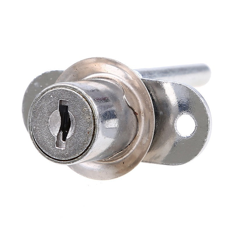 AZUM 1PC 16mm Zinc Alloy Cam Lock Door Cabinet Cupboard Pedestal Locker + 2 Keys