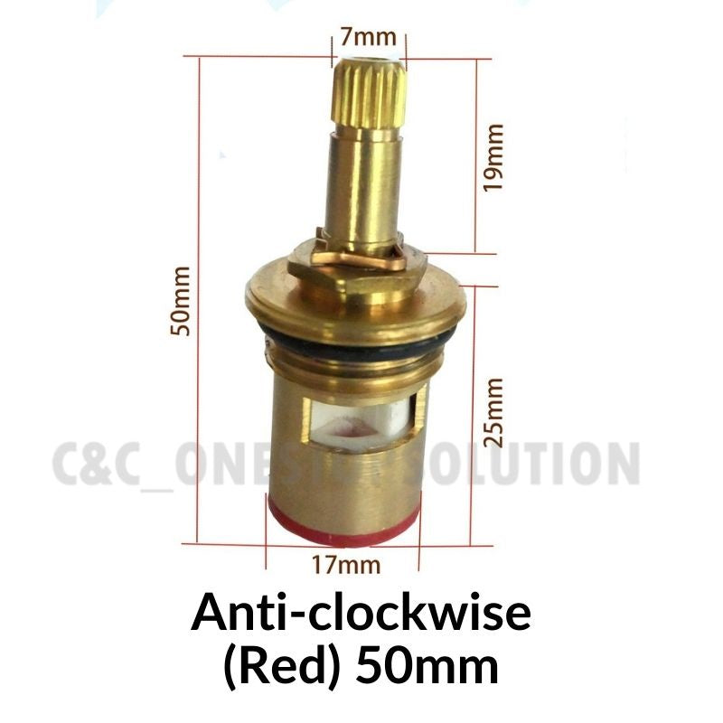 Brass Sink Tap Valve Replacement With Stainless Steel Lever Handle Set Brass Cartridge Valve Water Tap Kitchen Faucet