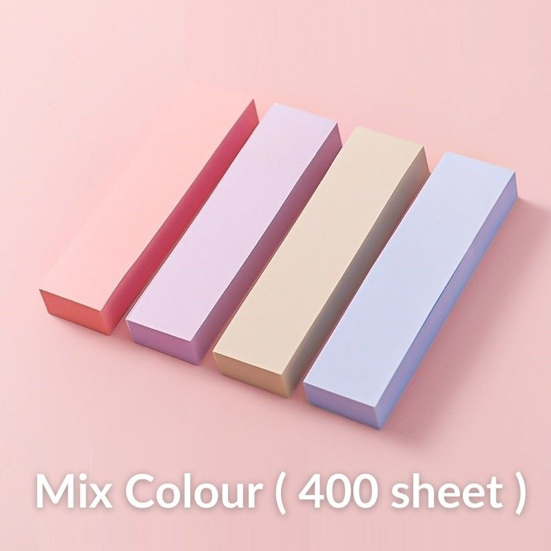 C&C 100 sheets Sticky Note Memo Label Sticker Bookmarks Cute Note Pad Tearable Guest Book Notepad
