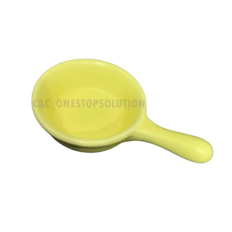 Mini Handled Ramekin Ceramic Sauce Dipping Bowl Sauce Seasoning Kitchen Plate Saucer Plate