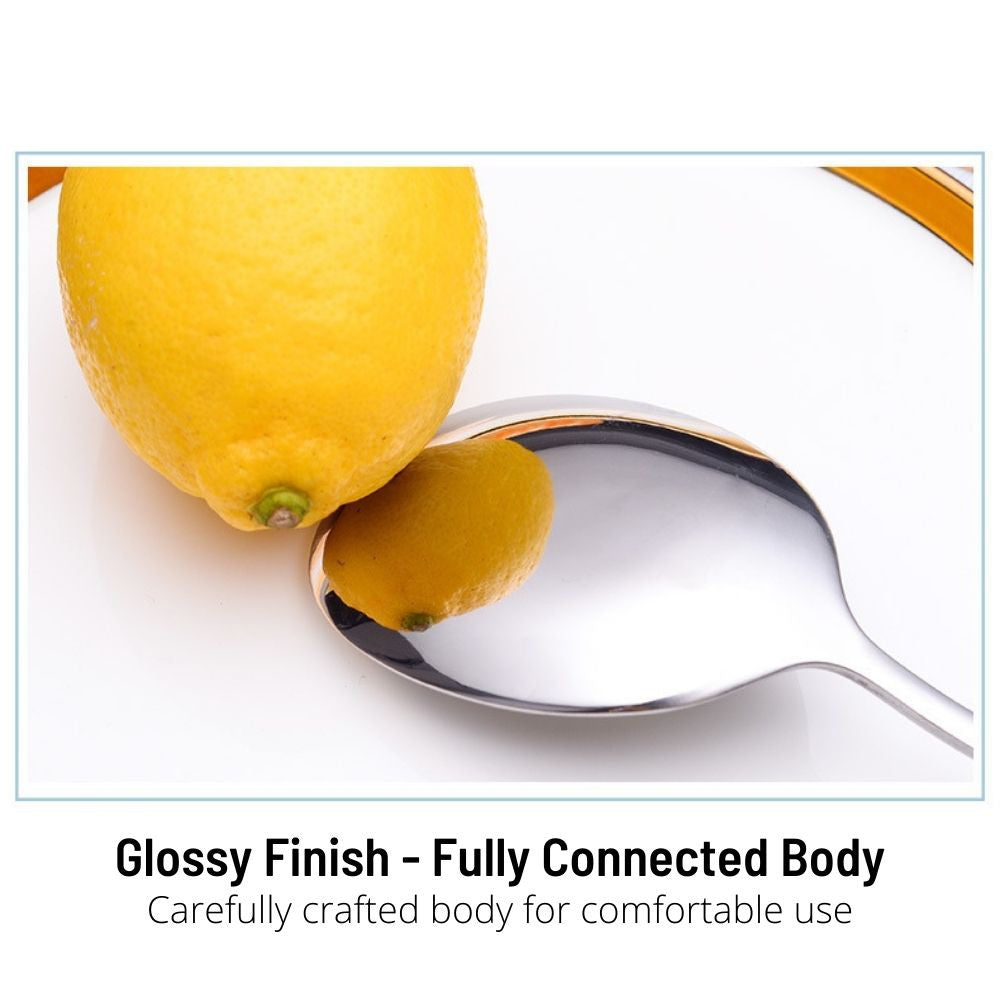 Premium Stainless Steel Serving Spoon Large Dinner Spoon Thicken Buffet Serving Spoon Sharing Spoon 22cm