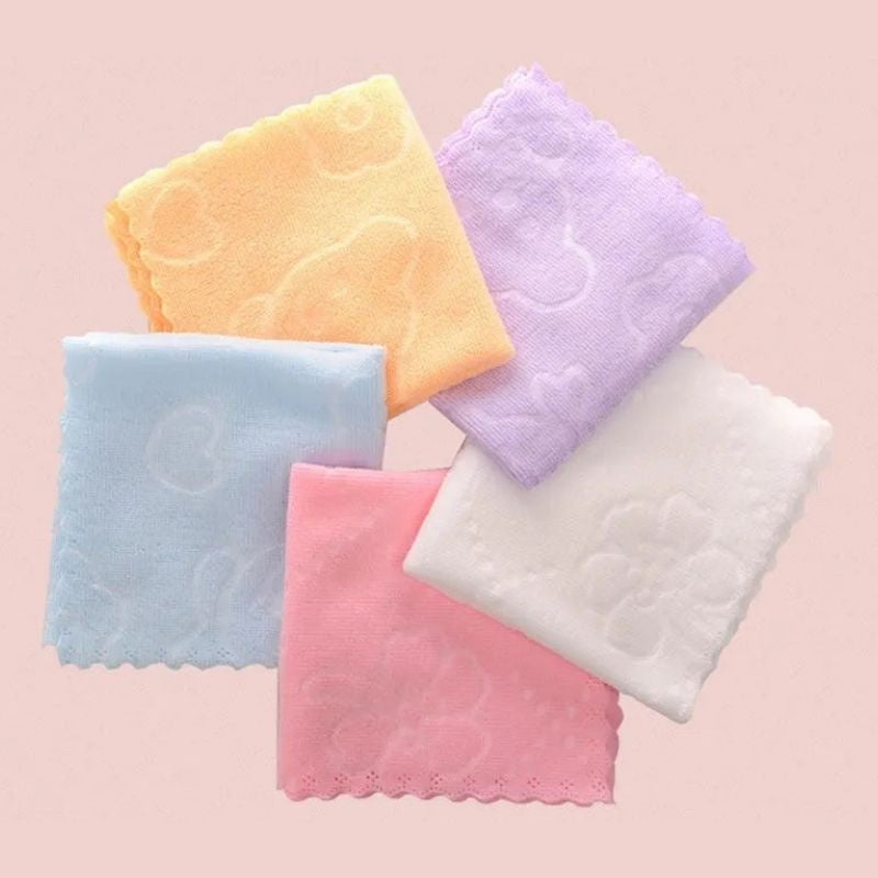 C&C Baby Gauze Towel Handkerchief Kids Plaid Baby Towel Wash Cloth Newborn Baby Towel BAYI TUALA KECIL