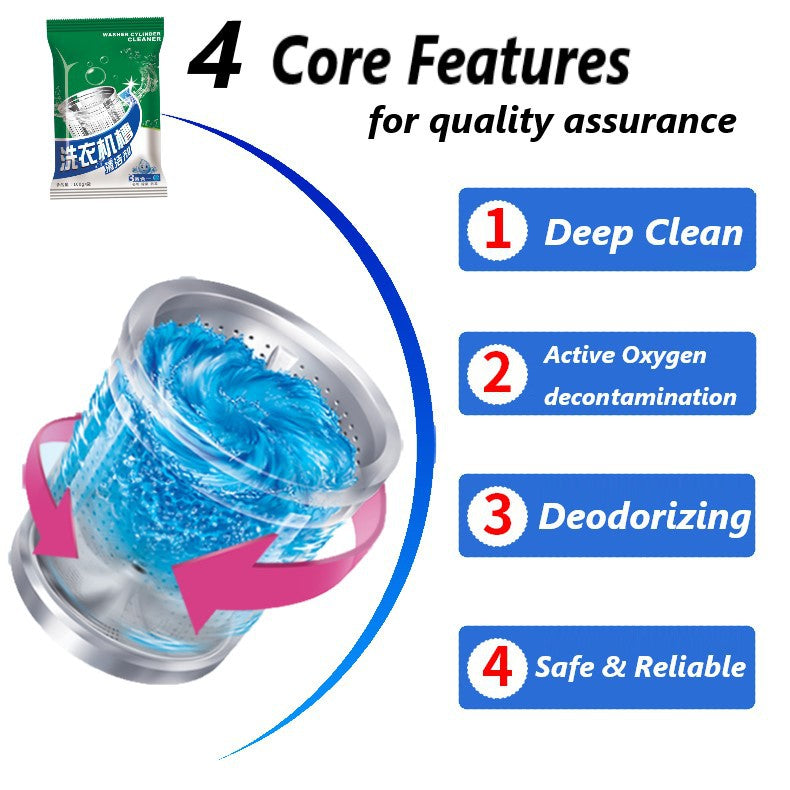 C&C Washing Machine Cleaner Powder Serbuk Pembersih Mesin Basuh Tank Cleaning Drum Cleaner Powder Detergent 100g