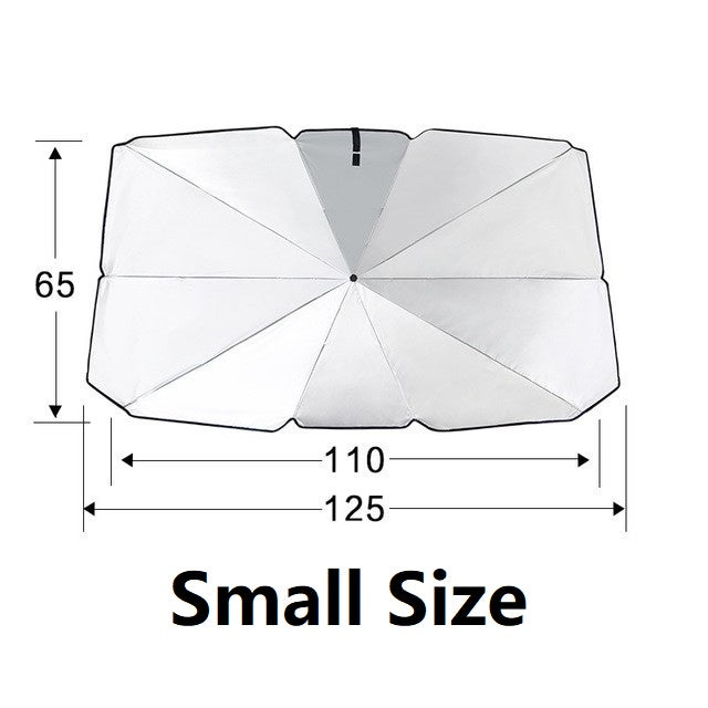 C&C Car Sunshade Windscreen Sun Shade Car Front Window UV Reflector Windshield Fold-able Parasol Umbrella Cover 1set