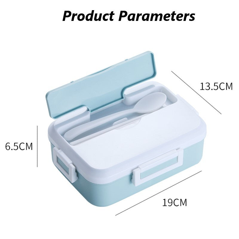 compartment 1200ml Lunch Box With Spoon And Chopsticks BPA Free Microwave Safe Lunch Box Leak