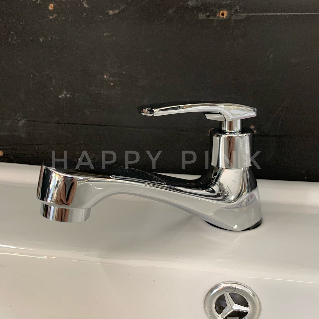 100% TOP GRADED BRASS BASIN PILLAR TAP CHROME