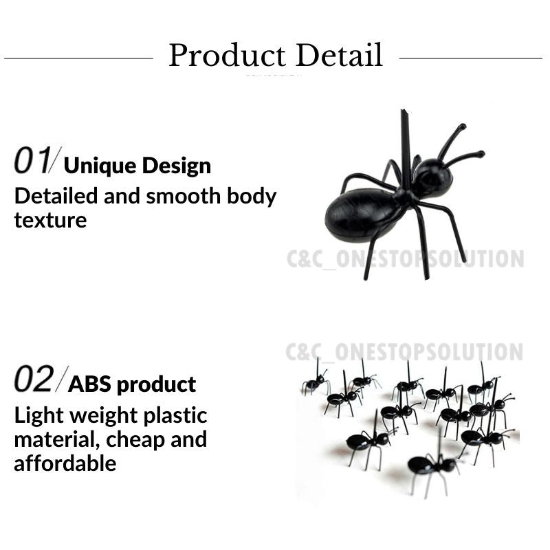 C&C 1pcs Ant Fruit Fork Children Snack Cake Dessert Food Fruit Pick Toothpick Lunches Decor Serving Fork