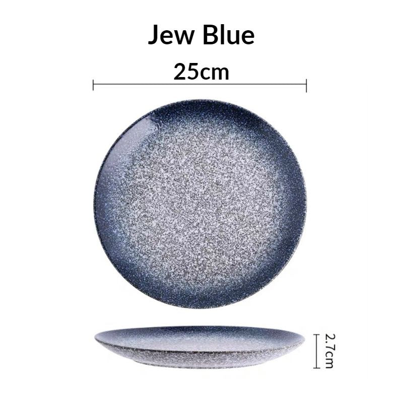 C&C Japanese Plate Ceramic Tableware Japanese Tableware Home Restaurant Kiln Ceramic Snack Plate Seramik Pinggan