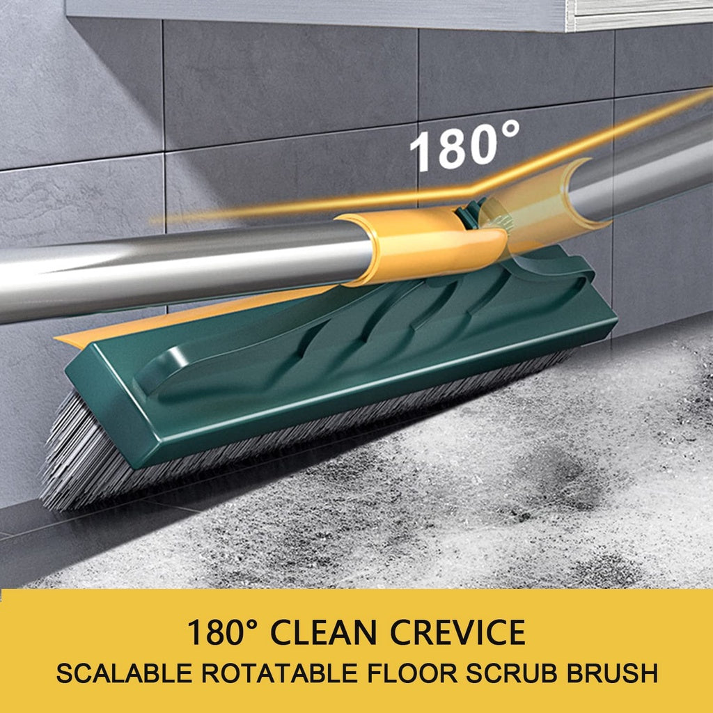 C&C 3 in 1 Rotatable V Shape Floor Tile Cleaning Brush Magic Broom Gap Cleaning Gap Brush Penyapu Lantai Berus Lantai