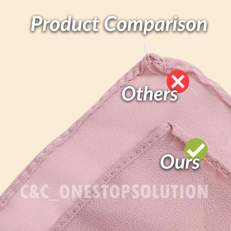 C&C Premium Shawl Eyelash Chiffon High Quality Heavy Chiffon Eyelash Chiffon Crepe Eyelash Shawl Borong Murah Tudung