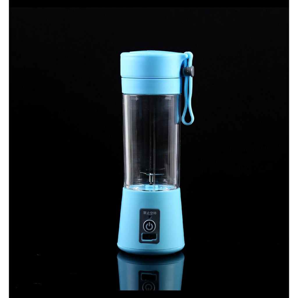 2 Blades Juicer USB Portable Electric Fruit Juicer Cup Bottle Mixer Rechargeable Juice Blender 380ml