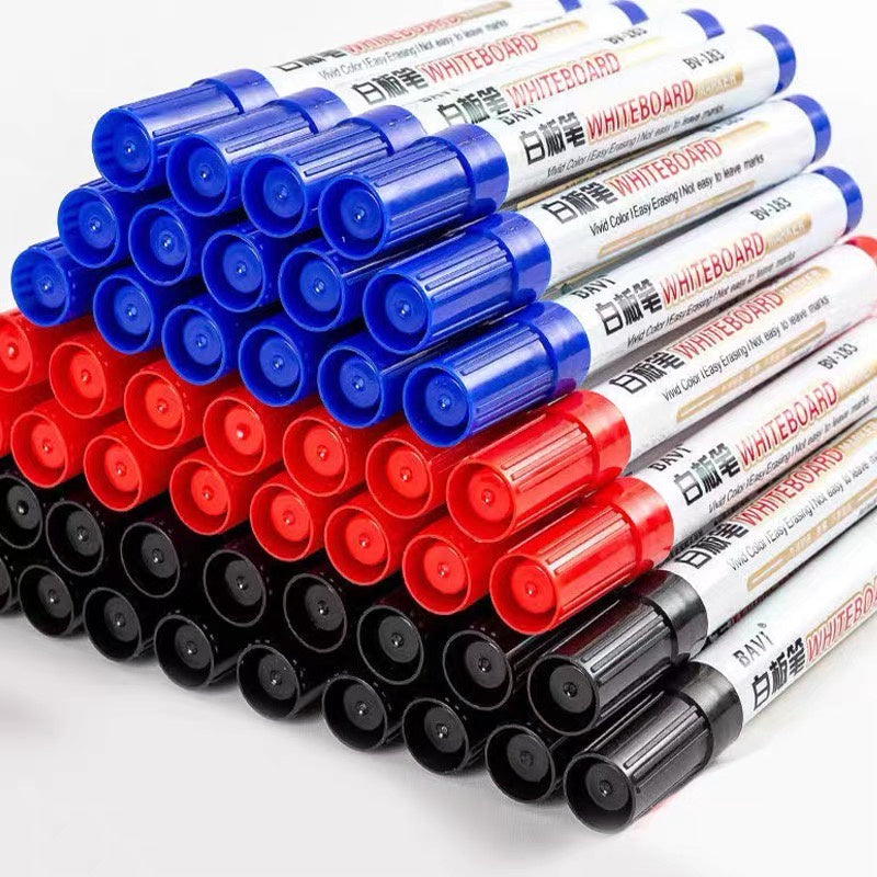 C&C Whiteboard Marker Pen Easy To Wipe Quick Drying Water-Based Marker Repetitive Writing Board Erasable