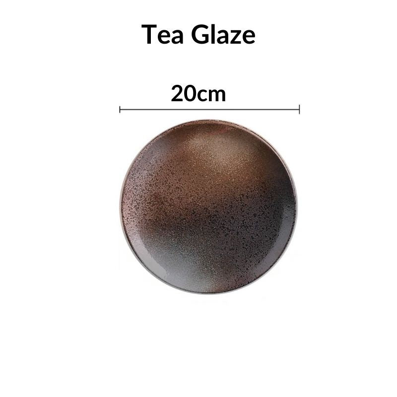 C&C Japanese Plate Ceramic Tableware Japanese Tableware Home Restaurant Kiln Ceramic Snack Plate Seramik Pinggan
