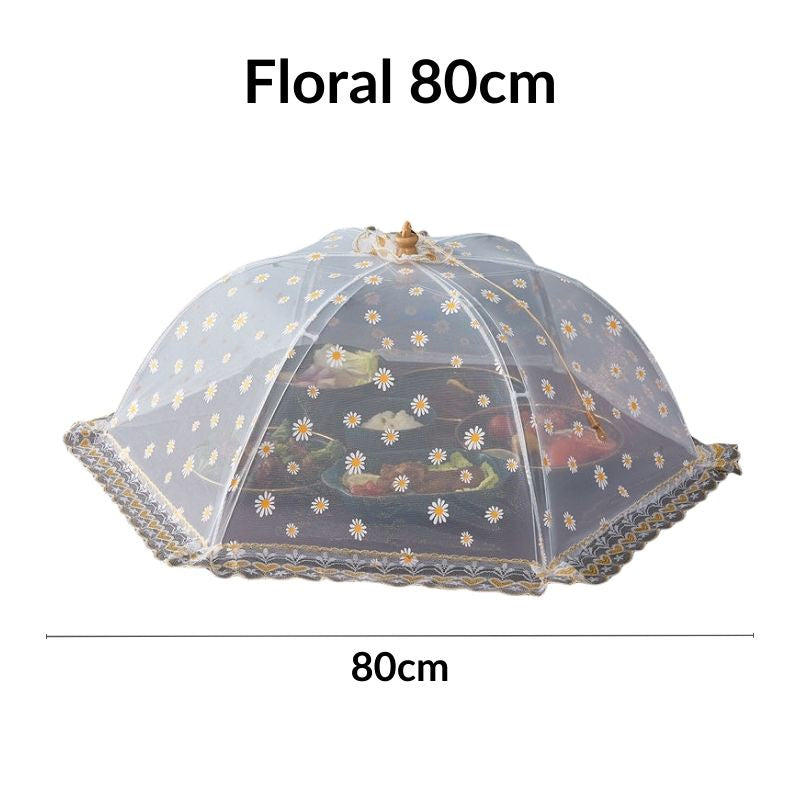 C&C 80cm Foldable Food Cover Storage Penutup Pinggan Tudung Saji Dish Dining Table Dish Cover Kitchen