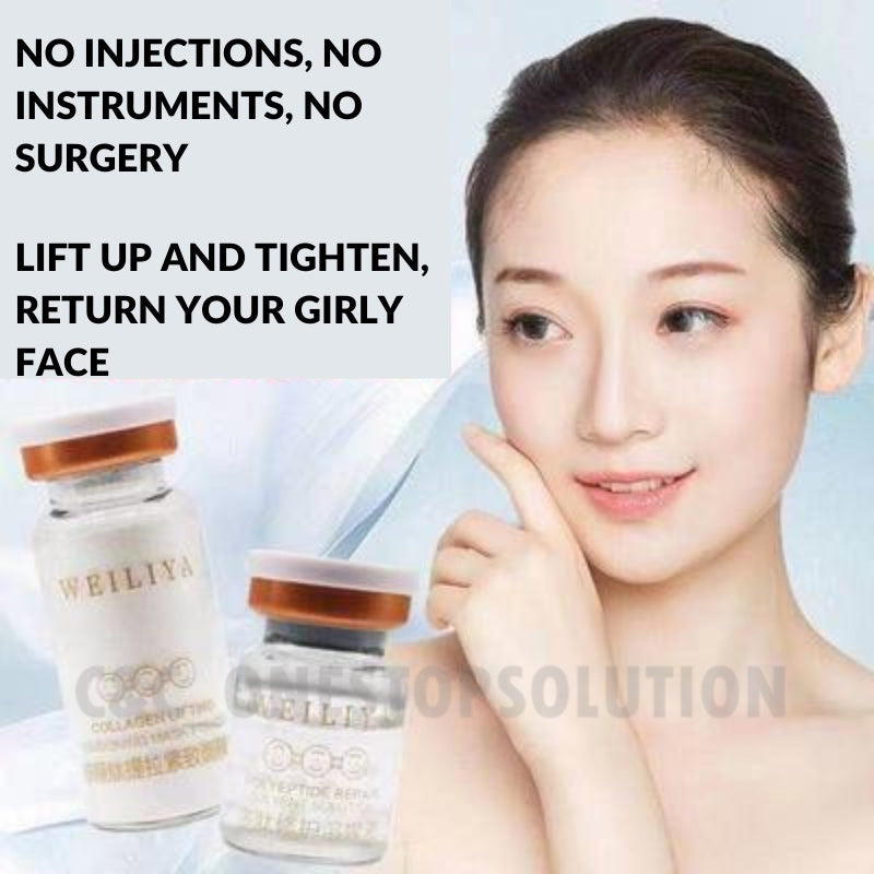 WEILIYA Collagen Lifting Tensioning Mask Powder combination Kombinasi Serbuk Topeng