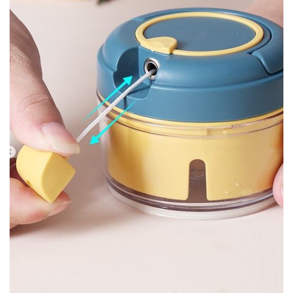 200ml Easy Manual Hand Pull Speedy Chopper Blender Mixer Mini Sharp Blade for Garlic Foof Sherdder