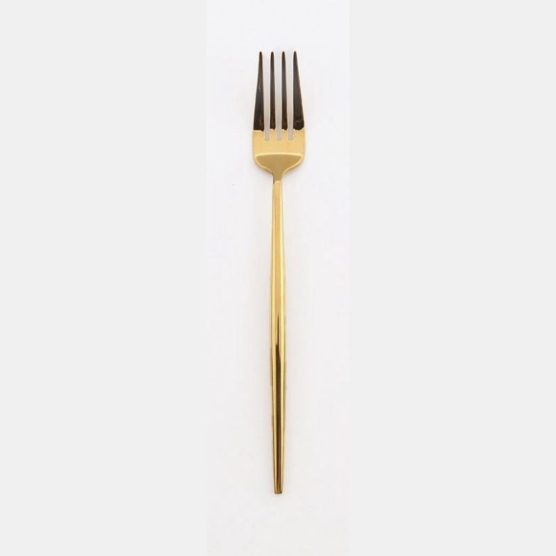 Gold Cutlery Set Stainless Steel Portable Dinnerware Set Mirror Polishing Food Steak Fork Spoon Knife Chopsticks