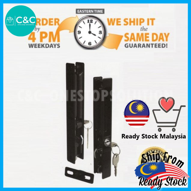 Glass Sliding Door Lock 25-27mm