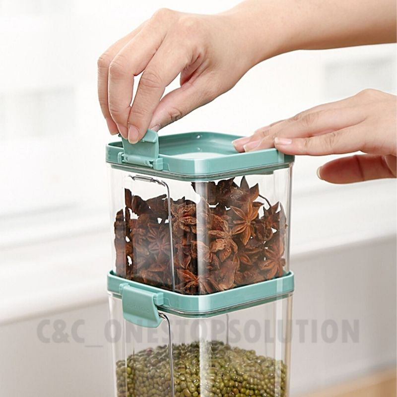 C&C Food Storage Box Snack Box Sealed Container Refrigerator Fridge Kitchen Storage Box Bekas Kedap Udara