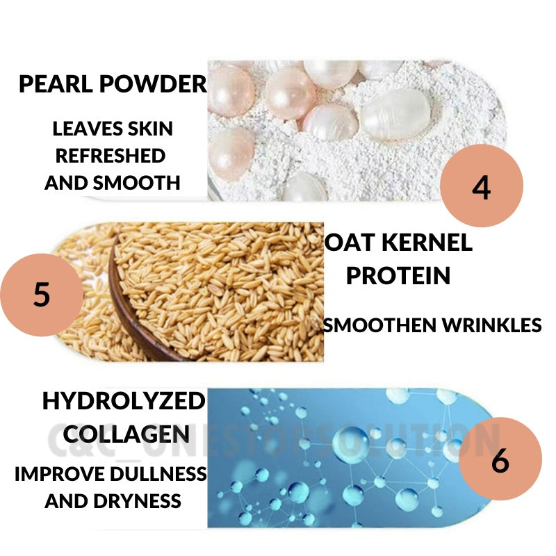 WEILIYA Collagen Lifting Tensioning Mask Powder combination Kombinasi Serbuk Topeng