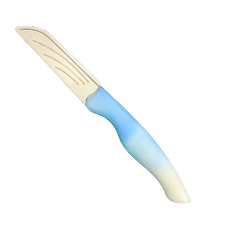 Portable Fruit Knife Stainless Steel Fruits Vegetables Kitchen Knife with Cover Multi-function Peeler