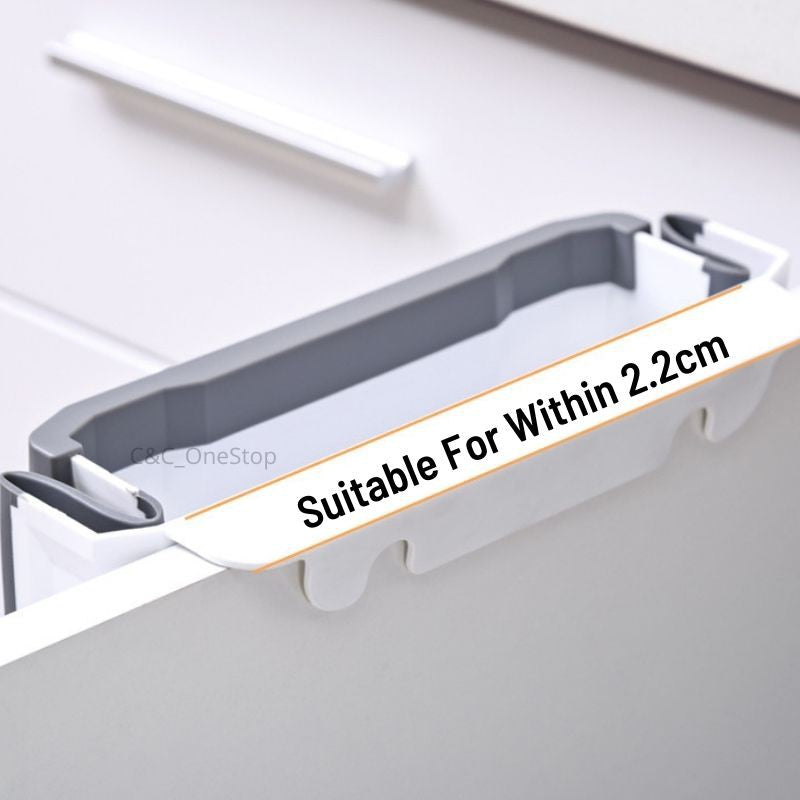 Foldable Kitchen Trash Dustbin Garbage Basket Rubbish Waste Collection Bin Car Rubbish Bucket Door Hanging Trash