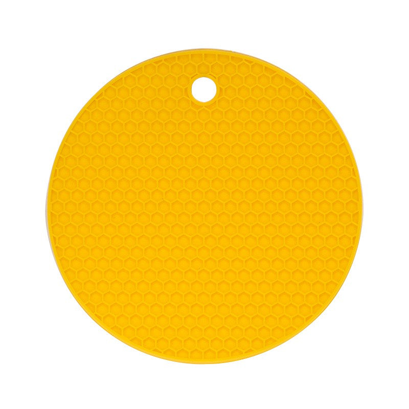 LARGE Silicone Heat Resistant Mat Trivet Pad Multipurpose Non-Slip Hot Pads for Kitchen Potholders Honeycomb