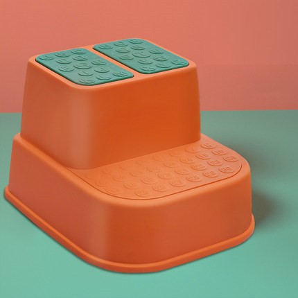 Dual Height Two Step Stool For Kids Toddler's Stool For Potty Training Baby Exercise Step Stools Kid Toilet Trainer