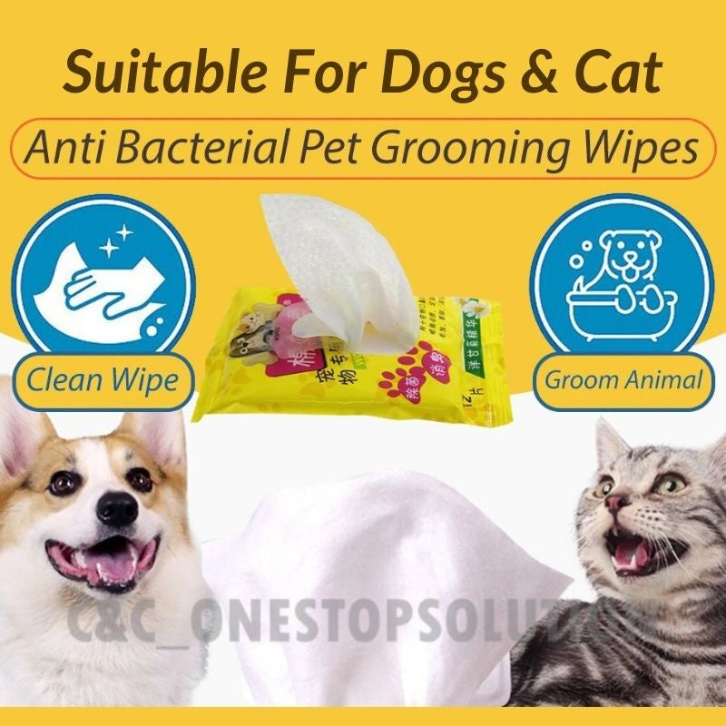 Pet Wet Tissue Stain Remover Cleaning Paper Towels for Dog Cat Eye Wet Wipes Tear Stain Remover Gentle