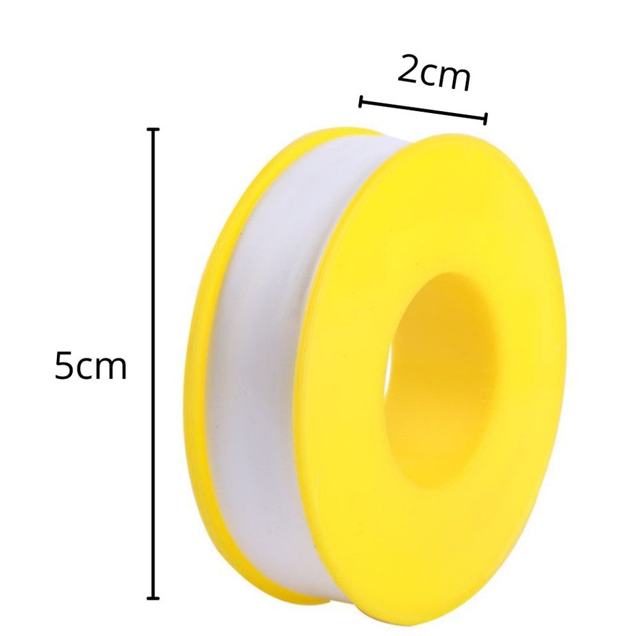 White Thread PTFE Seal Tape Plumbing White Tape Pipe Sealing for Plumbers ISO9001:2000