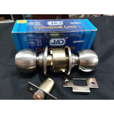 JAD Satin Finish Cylindrical Door Knob Lock-Privacy (NO KEY) 3871 60MM