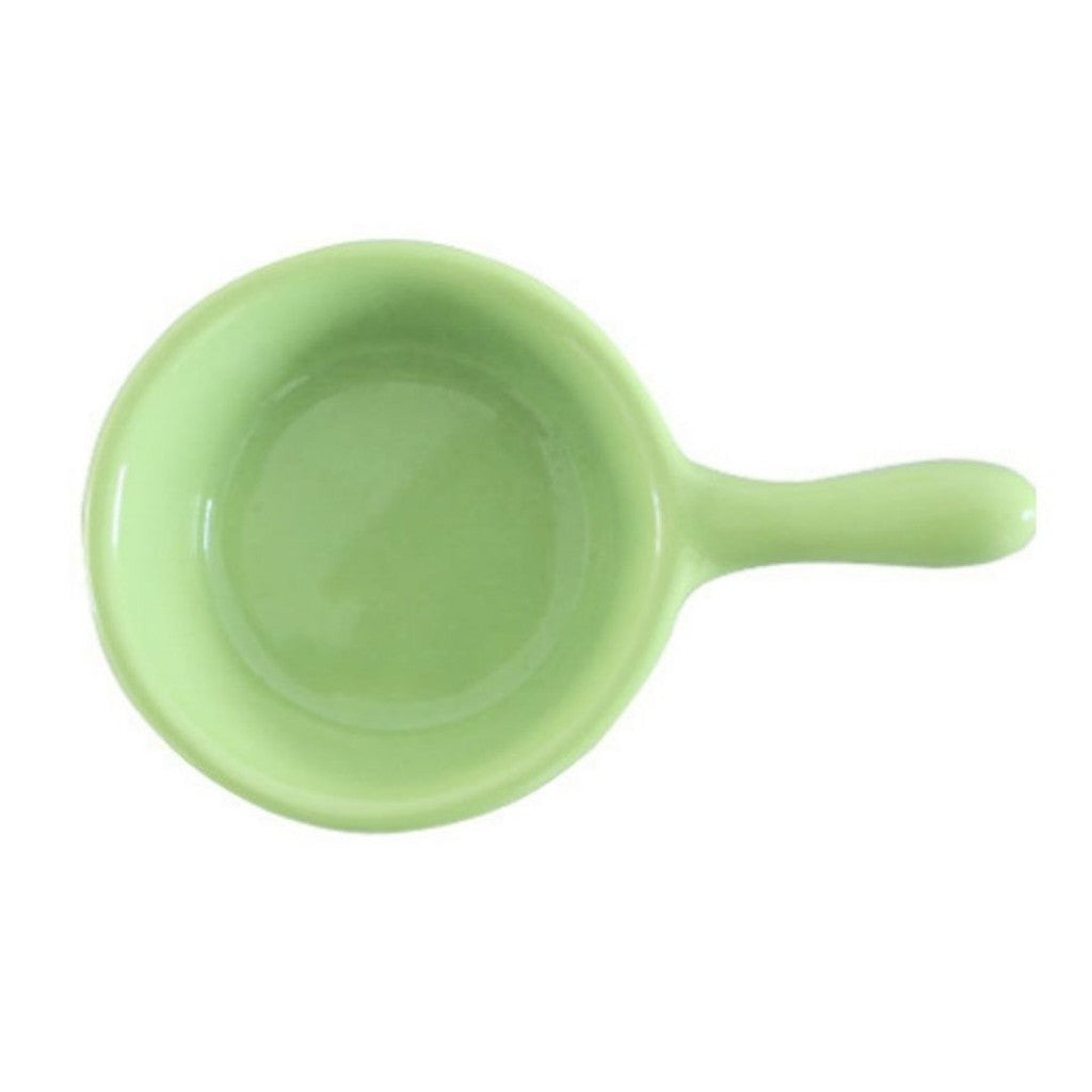 Gloss Finish Ceramic Sauce Plate Mini Dipping Pan Design With Handle Bowl Sauce Seasoning Kitchen Plate