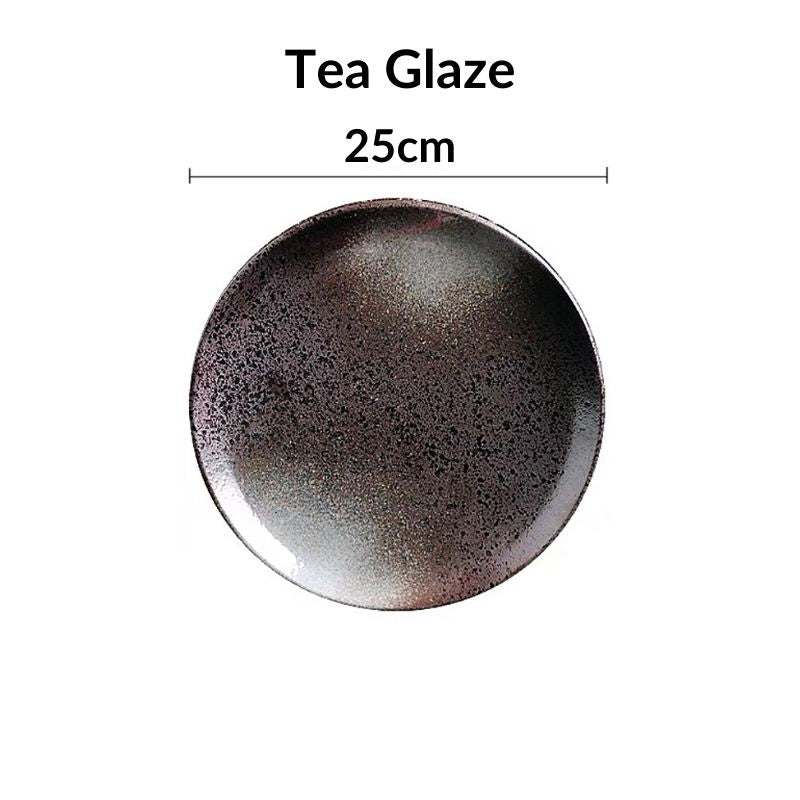 C&C Japanese Plate Ceramic Tableware Japanese Tableware Home Restaurant Kiln Ceramic Snack Plate Seramik Pinggan