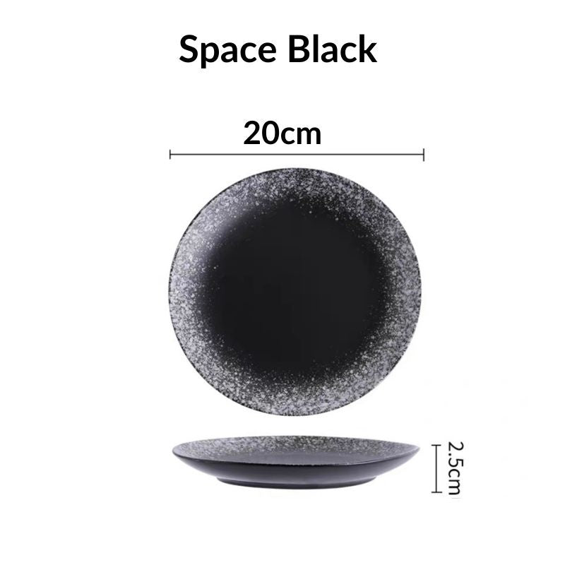 C&C Japanese Plate Ceramic Tableware Japanese Tableware Home Restaurant Kiln Ceramic Snack Plate Seramik Pinggan