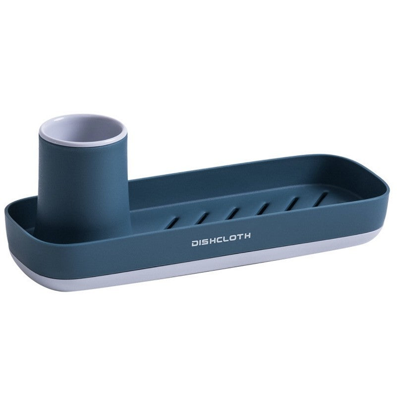 Nordic Plastic Storage Holder Bathroom Toothbrush Soap Toiletries Shelf Shower Organiser