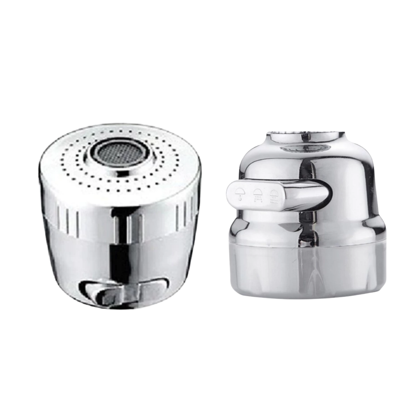 Adjustable Tap Head Nozzle Chrome Water Saving Tap Kitchen Sink Round Faucet Rotatable 360 Degree Kepala Paip