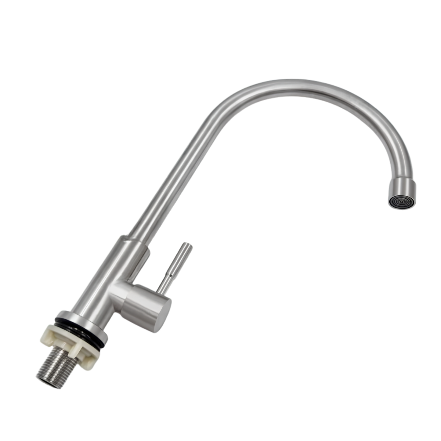 ATO 304 Stainless Steel Kitchen Sink Tap Faucet Pillar Type Bathroom Basin Water Tap Single Cold Sink Tap