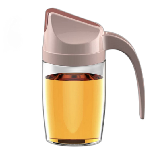 Automatic Oil Dispenser Oil Bottle Stainless Steel Oil Nozzle Auto Flip Cap Glass Auto Oil Dispenser Botol Minyak