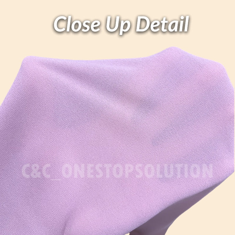 C&C Premium Shawl Eyelash Chiffon High Quality Heavy Chiffon Eyelash Chiffon Crepe Eyelash Shawl Borong Murah Tudung