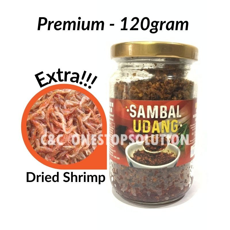 Ipoh Famous Homemade Dried Shrimp Chili Flake by Sambal Aunty No Preservatives No Coloring Natural