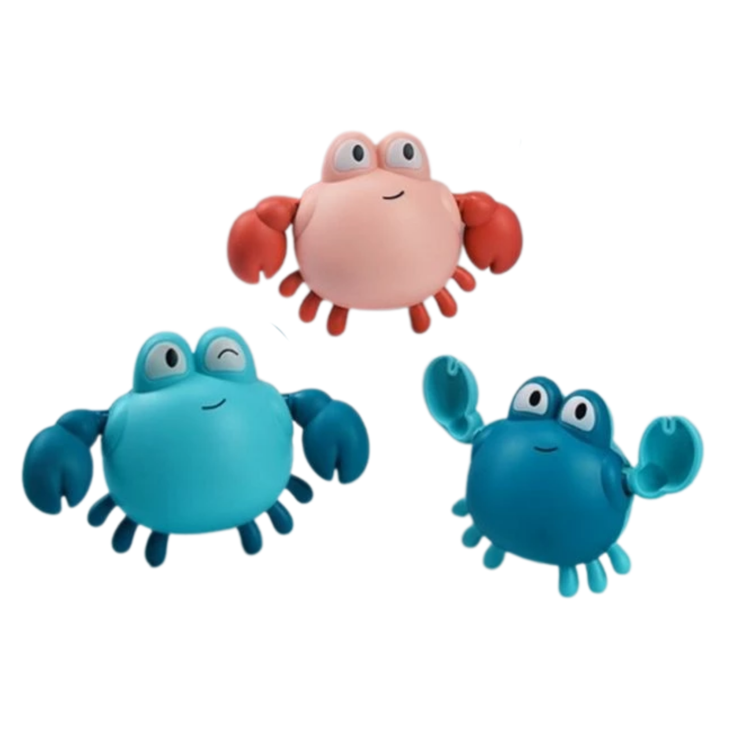 Baby Bath Toys Children Cartoon Crab Whale Penguin Swimming Environmental Protection Material Clockwork Winding Drive
