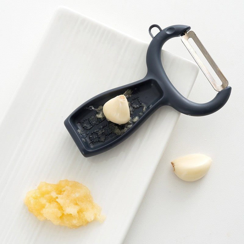 NORDIC Cat Shape Vegetable Fruit Peeler With Stainless Steel Blade, Apple Carrot Peeler, Garlic Grinding