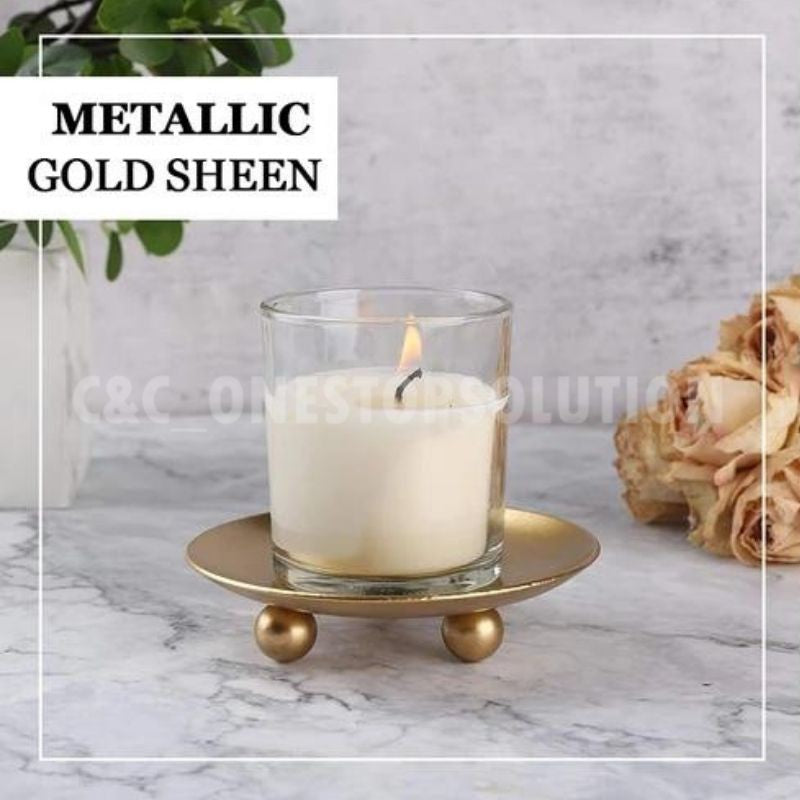 BIG Premium Metal Candle Holder Candle Tray Candlelight Home Decor Housewarming Wedding PEMEGANG LILIN