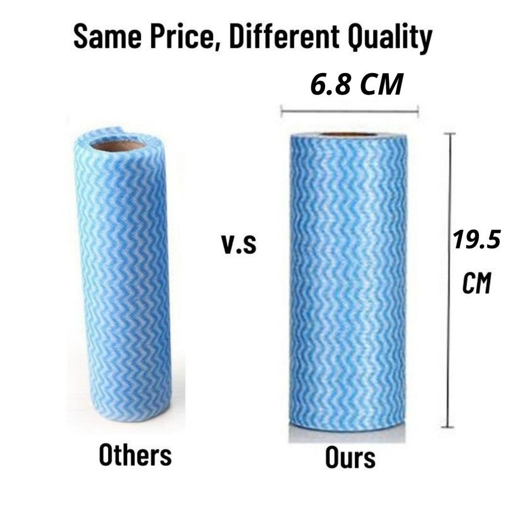 C&C UPGRADED Kitchen Tissue Paper Hanger Rack Toilet Paper Roll Holder Cabinet Rag Hanging Holder Bathroom Organizer